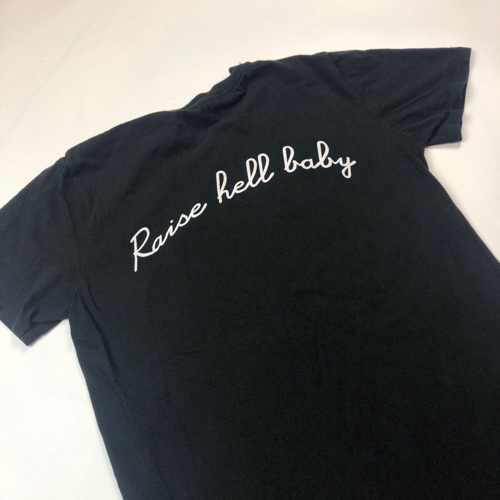 “Raise Hell Baby” tee from Nastygal